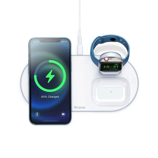 MCDODO Magnetic 3 in 1 Charging Wireless Charger Dock CH-7061