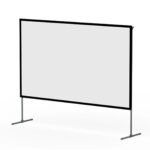 پرده نمایش ایستاده ونبو 100 اینچ مدل wanbo folding projector screen